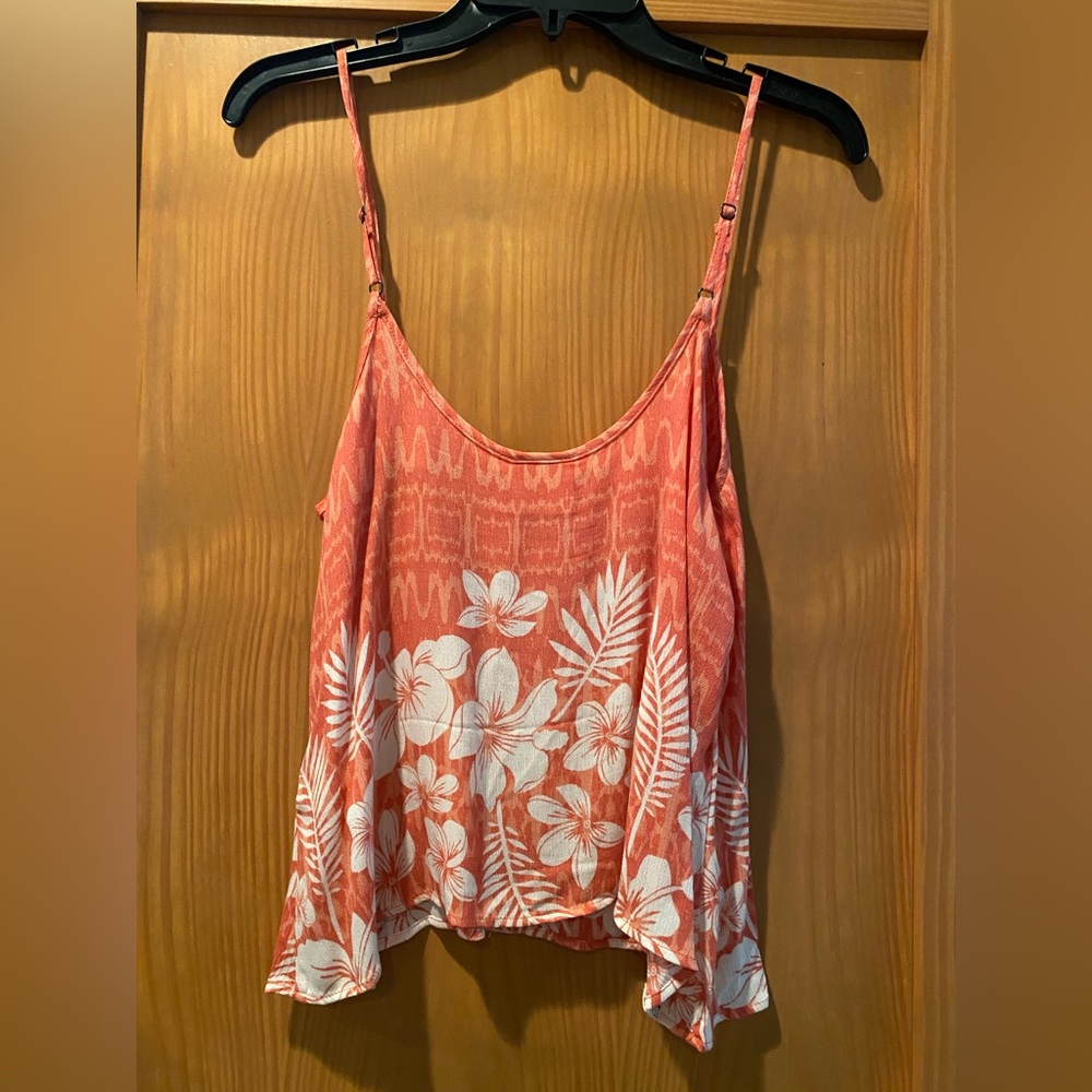 Salt Life Women's Coral Tropical Print Tank Top/Cami NWT - Picture 2 of 3